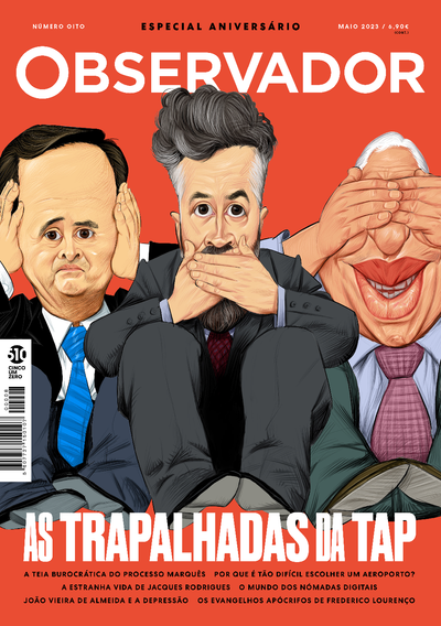 Capa da revista Observador Aniversário 8