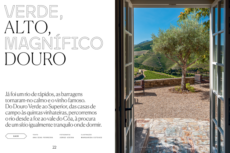 Imagens do interior da Revista Observador Lifestyle 12 Especial Viagens