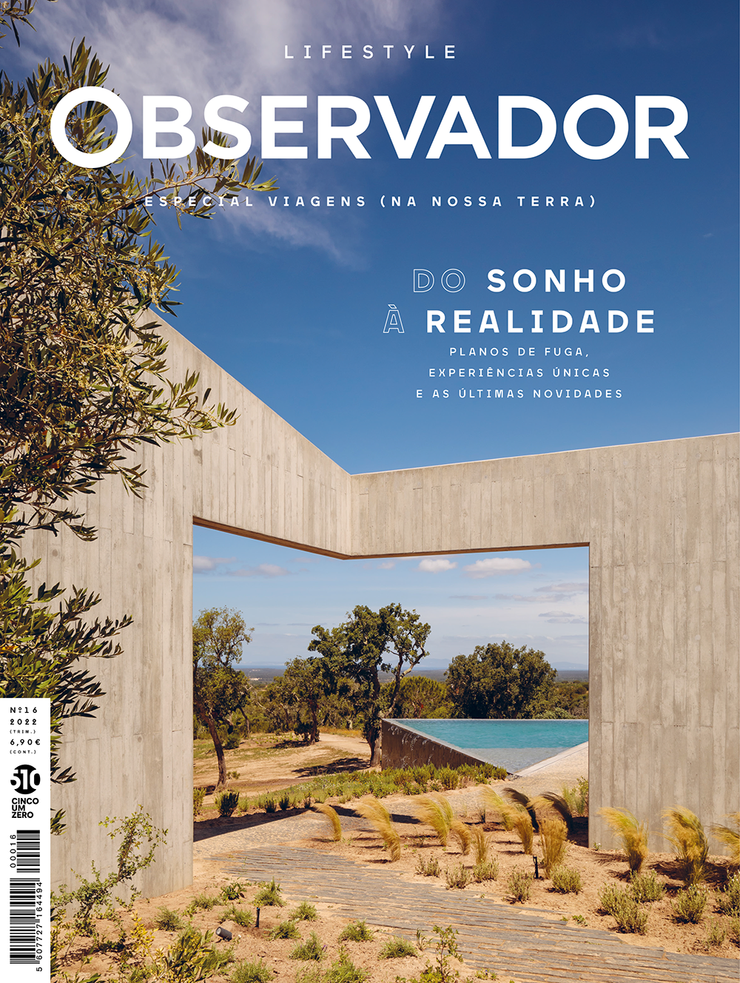 Capa da Revista Observador Lifestyle 16 Especial Viagens 