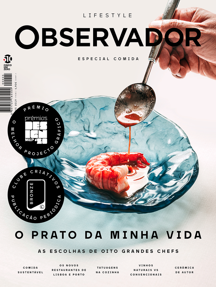 Imagens da capa Revista Observador Lifestyle 5 Especial Comida